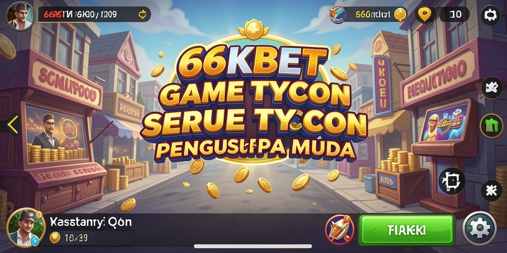 Tampilan gameplay Tycoon yang seru dan interaktif di 66KBET.