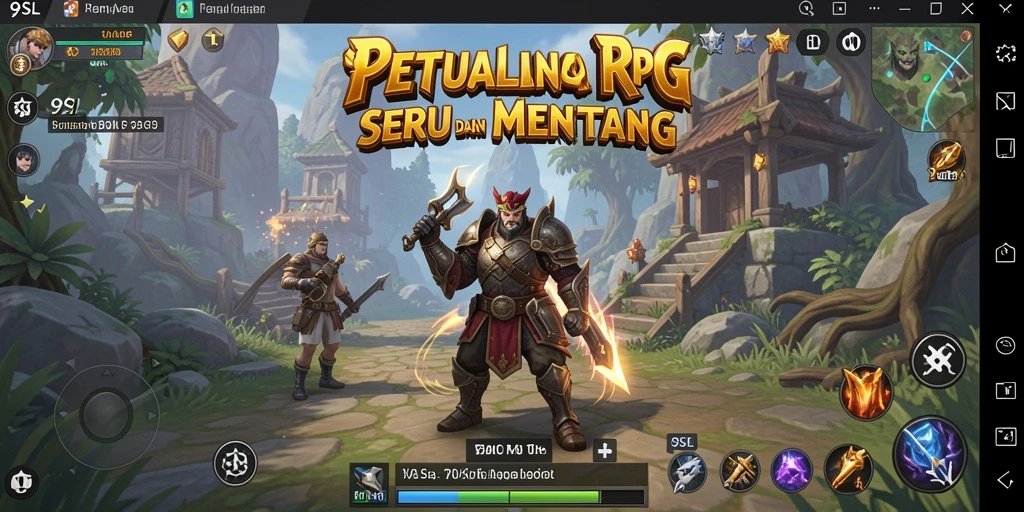 Gameplay RPG 9SL yang seru dan mendebarkan