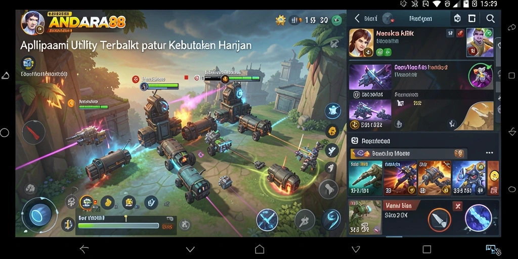 Tampilan antarmuka ANDARA88 yang ramah pengguna dan fungsional.