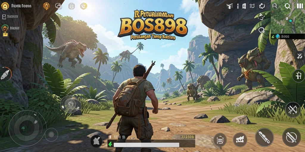Tampilan gameplay BOS898 yang menarik di dunia terbuka.