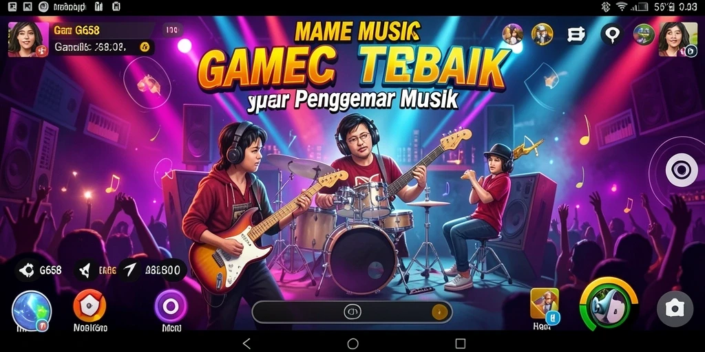 Tampilan gameplay G668 yang menarik dan penuh warna.