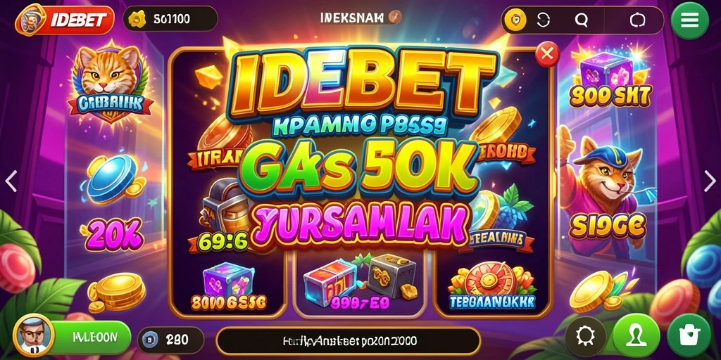 Tampilan gameplay menarik dari IDEBET yang menggugah selera bermain slot.