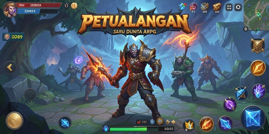 Tampilan gameplay menakjubkan dari IDR89 yang penuh aksi.