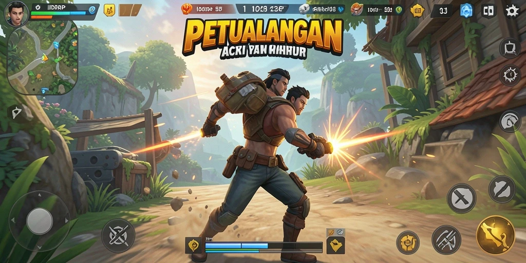 Tampilan menarik dari gameplay IDRRP yang penuh aksi.