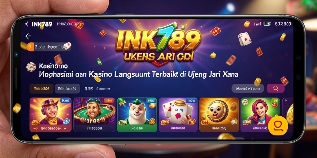 Tampilan menarik dari gameplay Live Casino INK789 yang menggambarkan suasana kasino nyata.