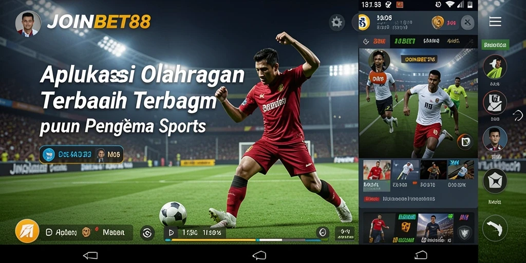 Tampilan gameplay JOINBET88 menampilkan fitur olahraga yang interaktif dan informatif.