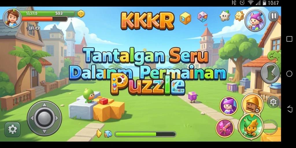 Screenshot gameplay KKRP menampilkan tantangan teka-teki seru.