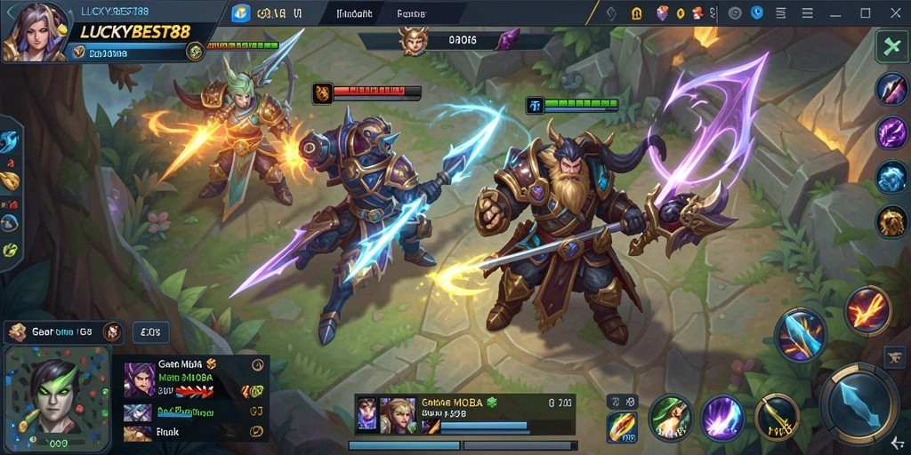 Gameplay seru di LUCKYBEST88 dengan karakter yang beragam.