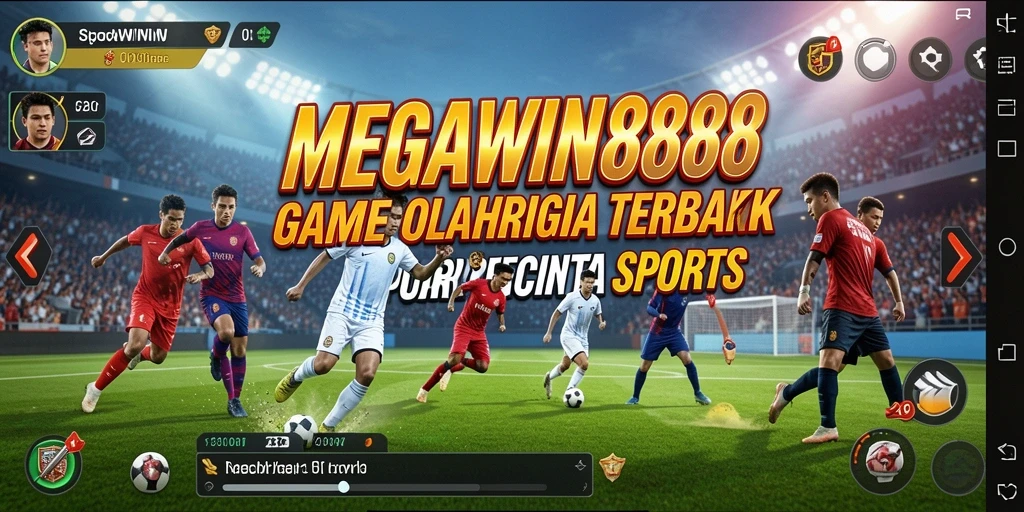 Gameplay seru MEGAWIN888 dengan aksi olahraga mendebarkan.
