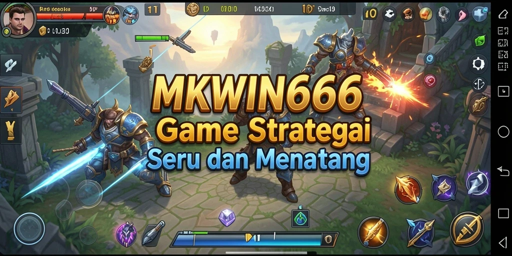 Tangkapan layar gameplay MKWIN666 yang penuh aksi strategi.