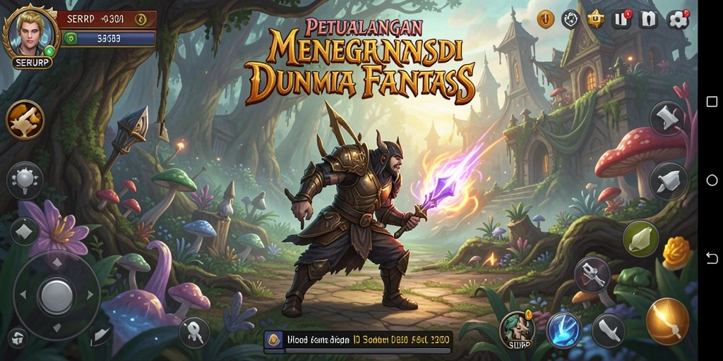 Screenshot SERURP menampilkan gameplay petualangan yang seru.