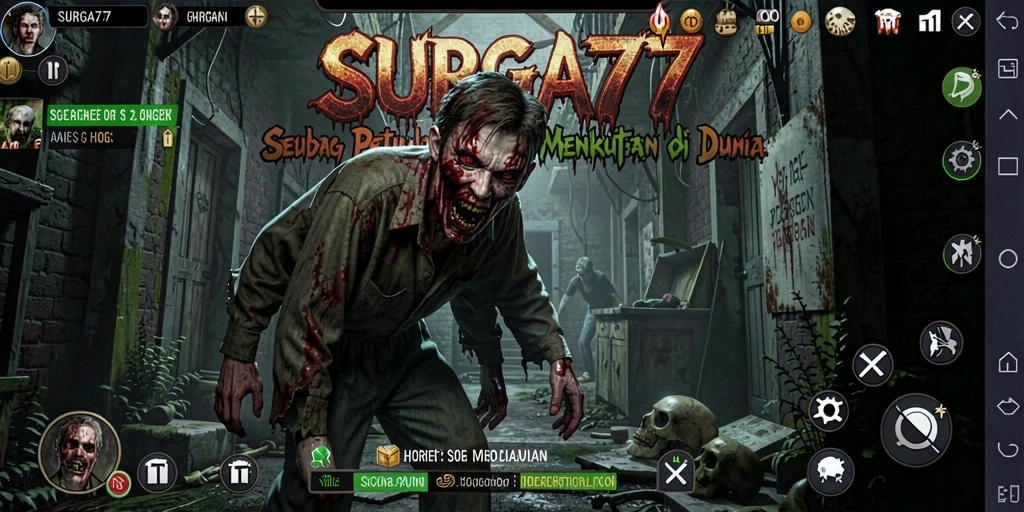 Gameplay SURGA77 yang menyeramkan dan penuh ketegangan.